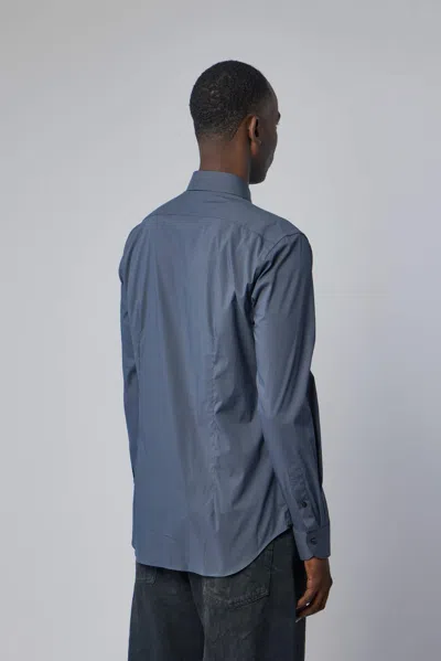 Xacus Camicia Classica In Blue