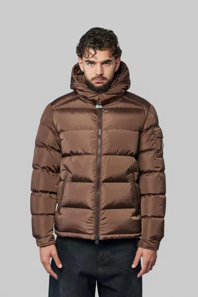 Moncler Maya Jacket In Brown