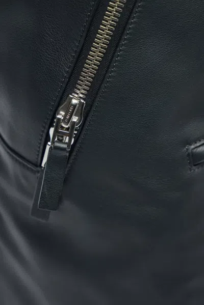 Tom Ford Leather Backpack In Black
