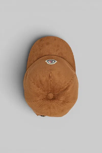Moncler Baseball Cap In Brown
