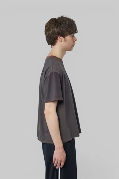 Protocol Index Panelled Pocket T-shirt In Grey