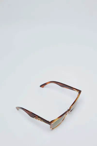 Acne Studios Square-frame Sunglasses In Brown