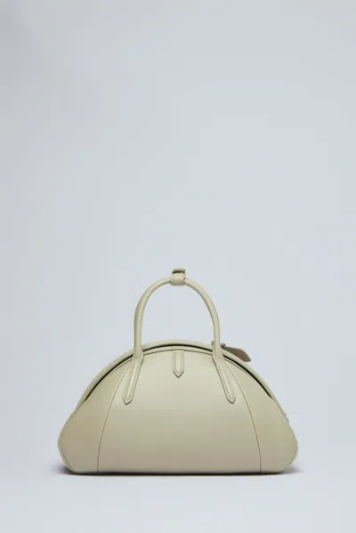 Alaïa Small Top Handle Purse In Beige