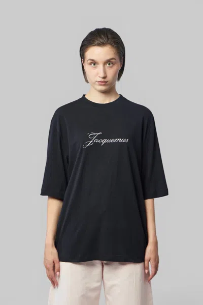 Jacquemus Le Tshirt  In Black