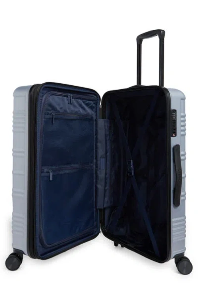 Calpak Honor Medium 24-inch Hardshell Checked Suitcase In Silver