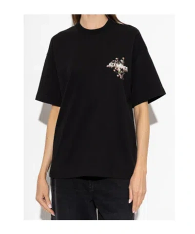 Allsaints Valen Etta Oversized T-shirt In Black
