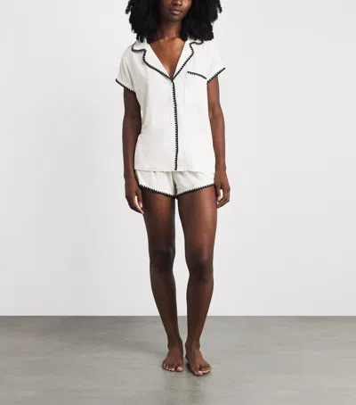 Eberjey Frida Short Pyjama Set In Ivory