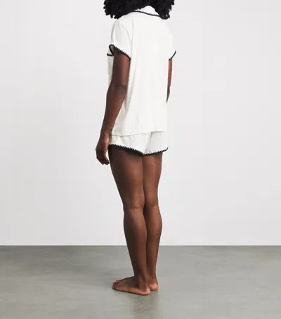 Eberjey Frida Short Pyjama Set In Ivory