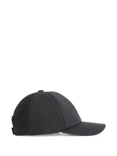 Fendi Logo-tape Baseball Cap In White