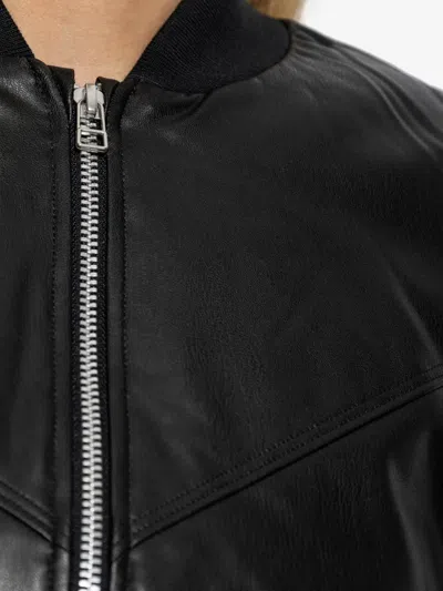 Nike Logo-embossed Bomber Jacket In Black
