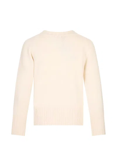 Fedeli Long-sleeved Knitted Pullover In Pink