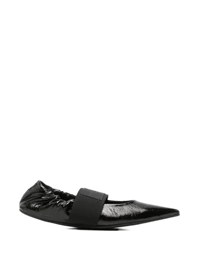 Givenchy Sophisticated Flat Shoes With Pointed Toe Design In Black