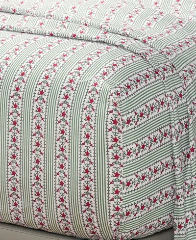 Macy's Sanders Holiday Printed Microfiber 4-pc. Sheet Set, Full In Multi