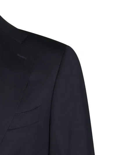 Canali Single-breasted Suit In Blue