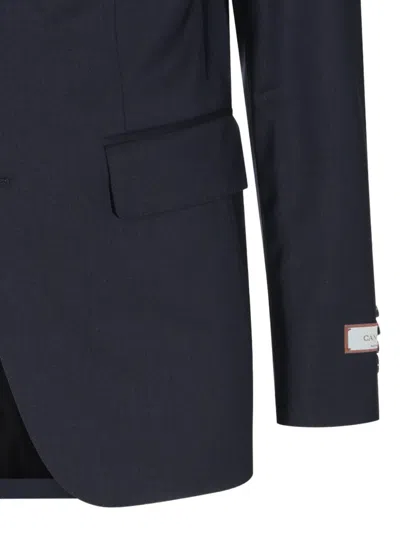 Canali Single-breasted Suit In Blue