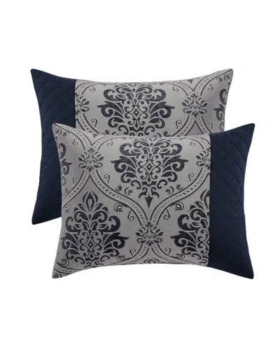 Macy's Horwin Damask 14-piece Comforter Set, King In Multi