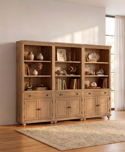 Macy's Willowmere 3-piece Bookcase Set,  Exclusive In Brown
