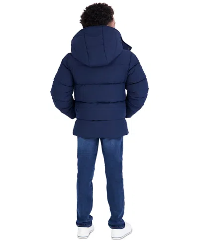 Michael Kors Boys' 5-20 Ripstop Puffer Jacket In Blue