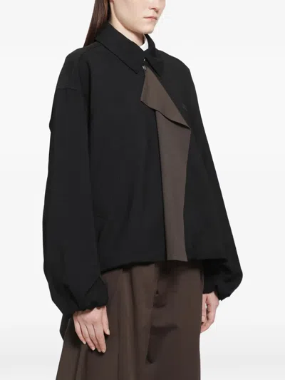 Loewe Jacket In Viscose And Wool Blend In Blue