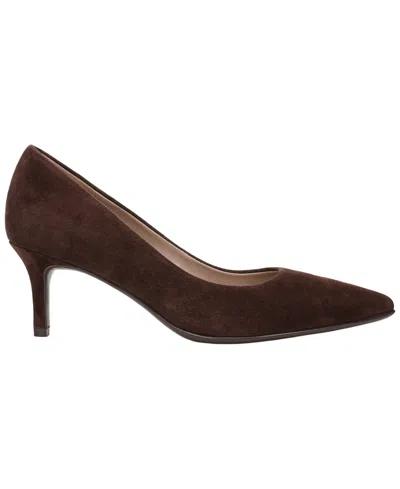 Naturalizer Everly Pump In Chocolate Brown Suede
