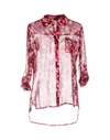 DIANE VON FURSTENBERG Floral shirts & blouses,38630193TI 3