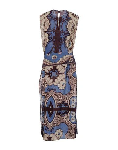 Shop Valentino Knee-length Dresses In Slate Blue