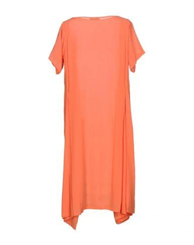 Shop Jil Sander Knee-length Dress In Orange