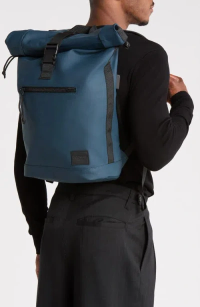 Duchamp Roll Top Backpack In Bl