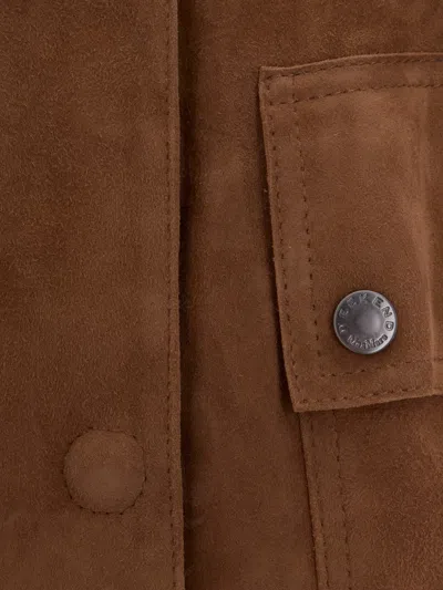 Max Mara Raglan-sleeve Jacket In Brown