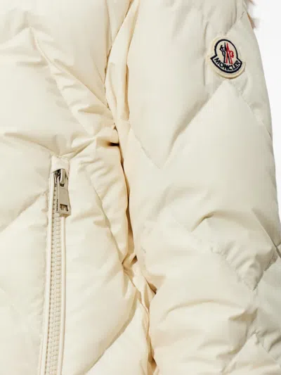 Moncler Arvouinne Quilted Down Jacket In White
