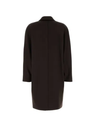 Max Mara Mastro Double-breasted Coat In Brown