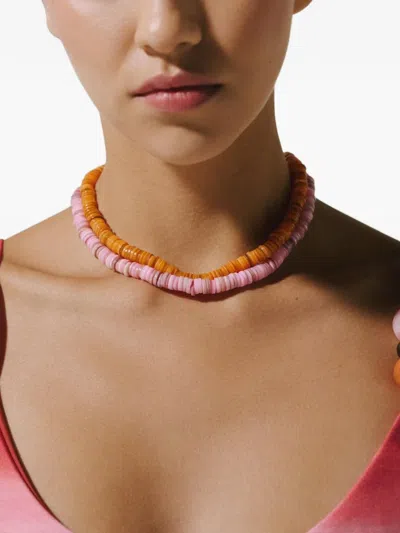 Baobab Beaded Necklace In Multi