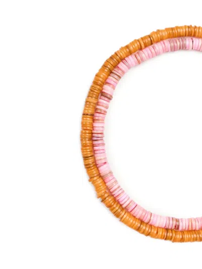 Baobab Beaded Necklace In Multi