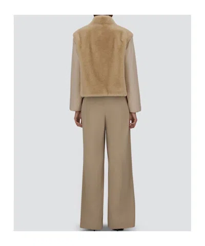 Herno Beige Modal Polyester Elastane Pants In Beige