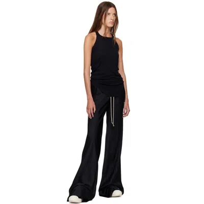 Rick Owens Black Tower Basic Tank Top In 09 Black