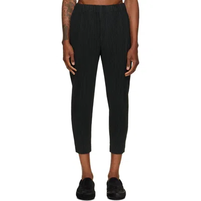 Issey Miyake Gray Monthly Colors August Trousers In Gray