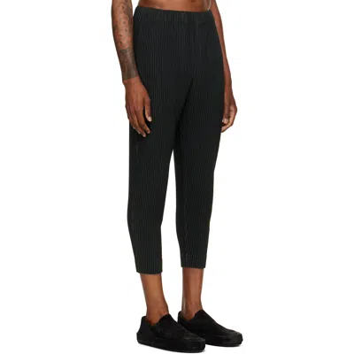 Issey Miyake Gray Monthly Colors August Trousers In Gray