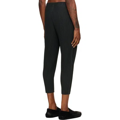 Issey Miyake Gray Monthly Colors August Trousers In Gray