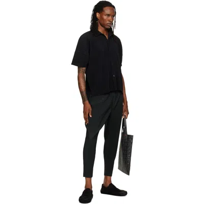 Issey Miyake Gray Monthly Colors August Trousers In Gray