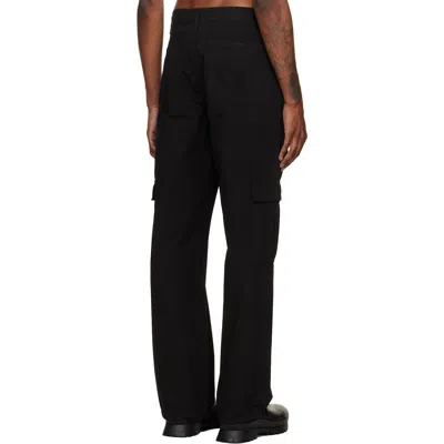 Alexander Digenova Black Cargo Pants In Black