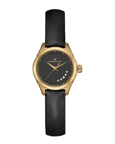 Hamilton Jazzmaster Lady Quartz In Black
