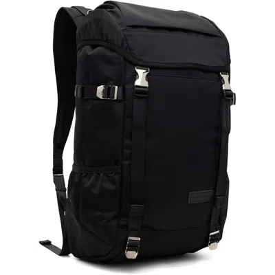 Master-piece Black Lightning Flap Backpack In Black