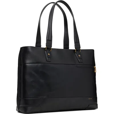 Master-piece Black Gloss Briefcase In Black