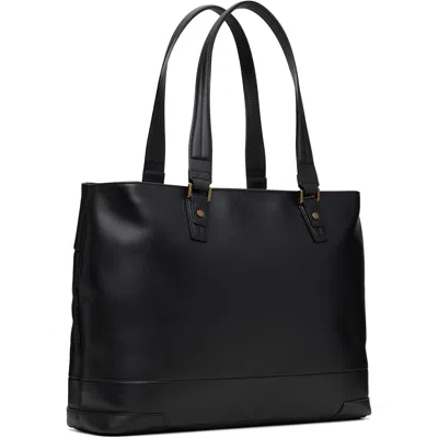 Master-piece Black Gloss Briefcase In Black
