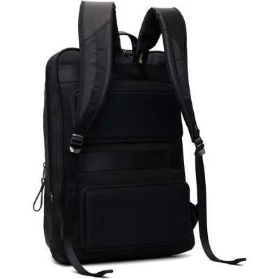 Master-piece Black Bump L Backpack In Black