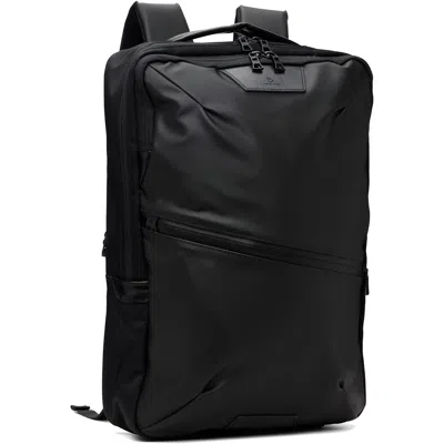 Master-piece Black Progress Coating Ver. 2way Backpack In Black