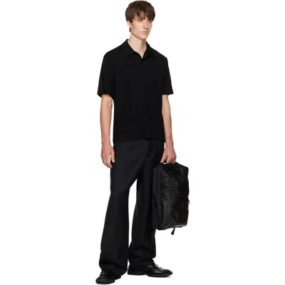 Master-piece Black Progress Coating Ver. 2way Backpack In Black