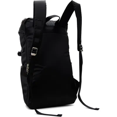 Master-piece Black Progress Flap Backpack In Black