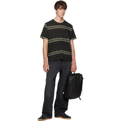 Master-piece Black Bump M Backpack In Black