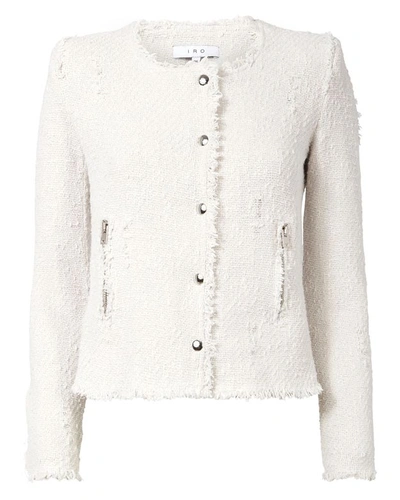 Shop Iro Agnette White Jacket